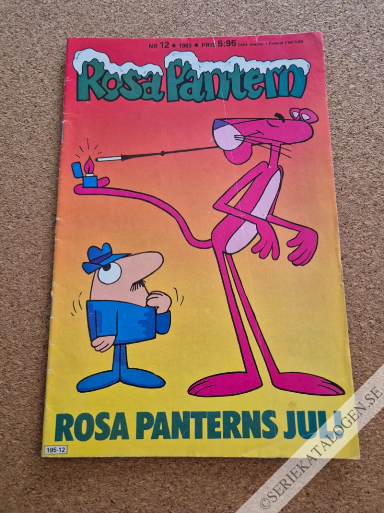 Framsida på Rosa Pantern #12 (1983)