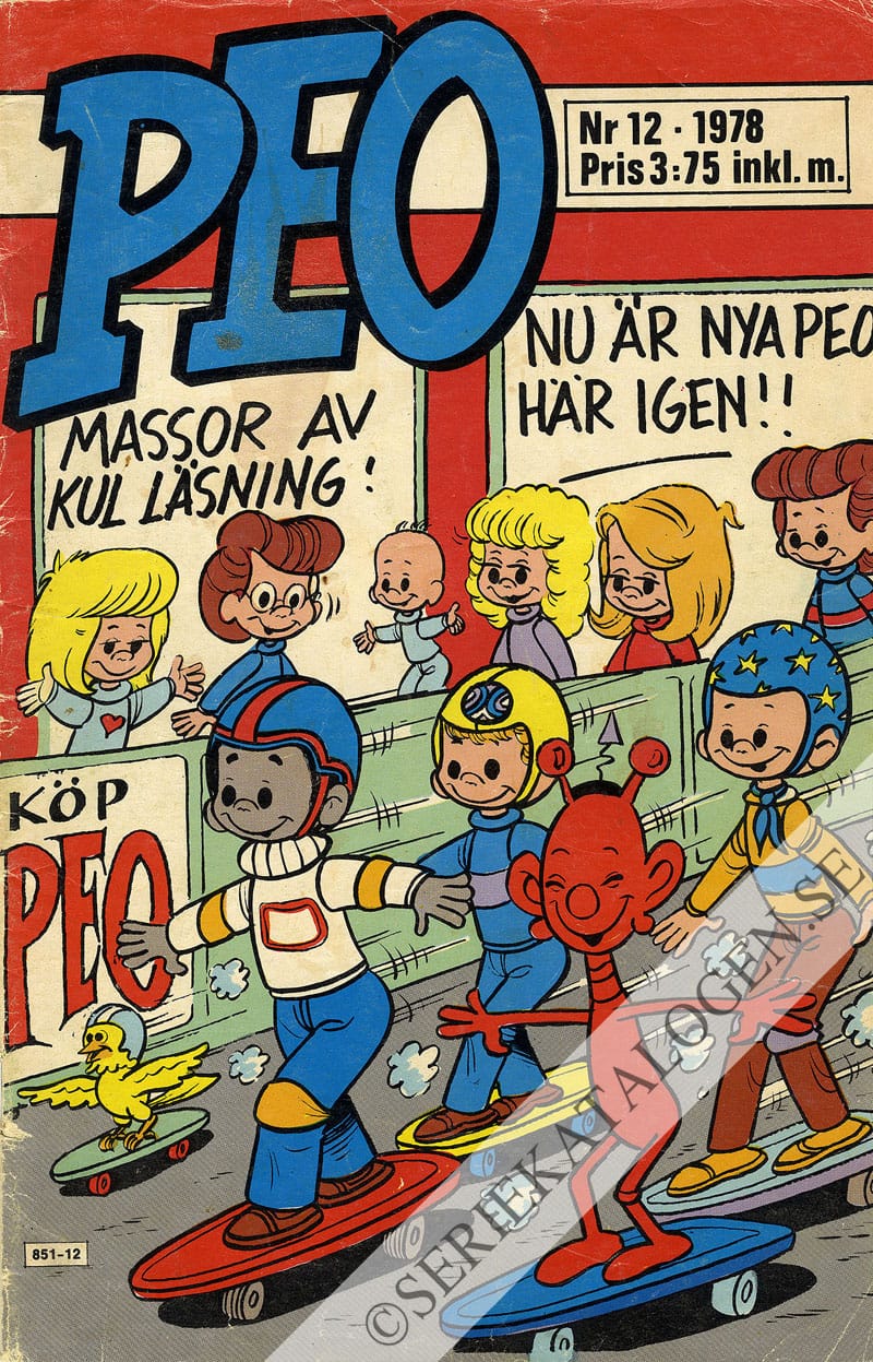 Framsida på Peo #12 (1978)