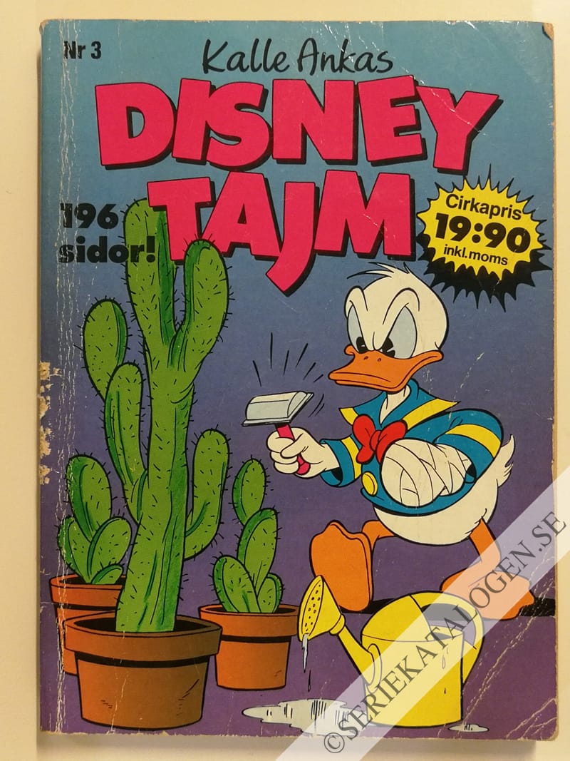 Framsida på Kalle Ankas Disneytajm #3 (1989)
