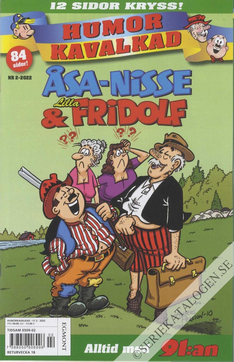 Framsida på Humorkavalkad #2 (2022)