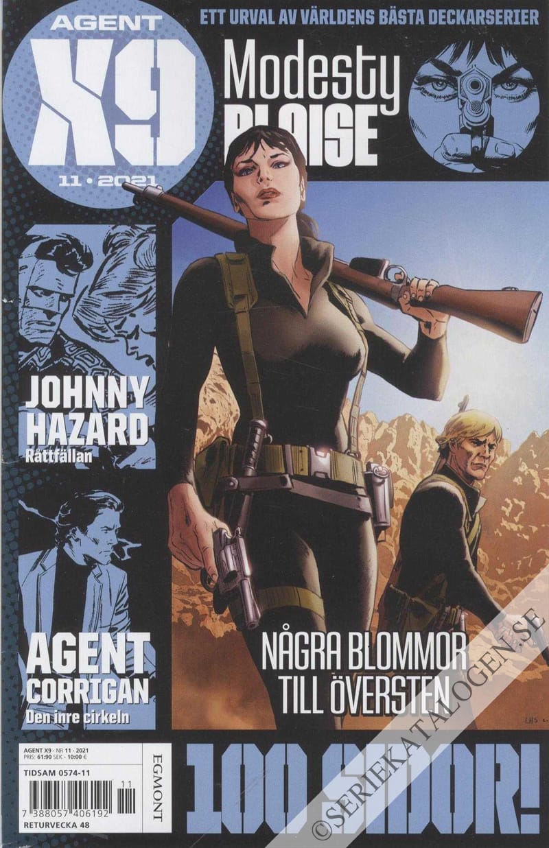 Framsida på Agent X9 #11 (2021)