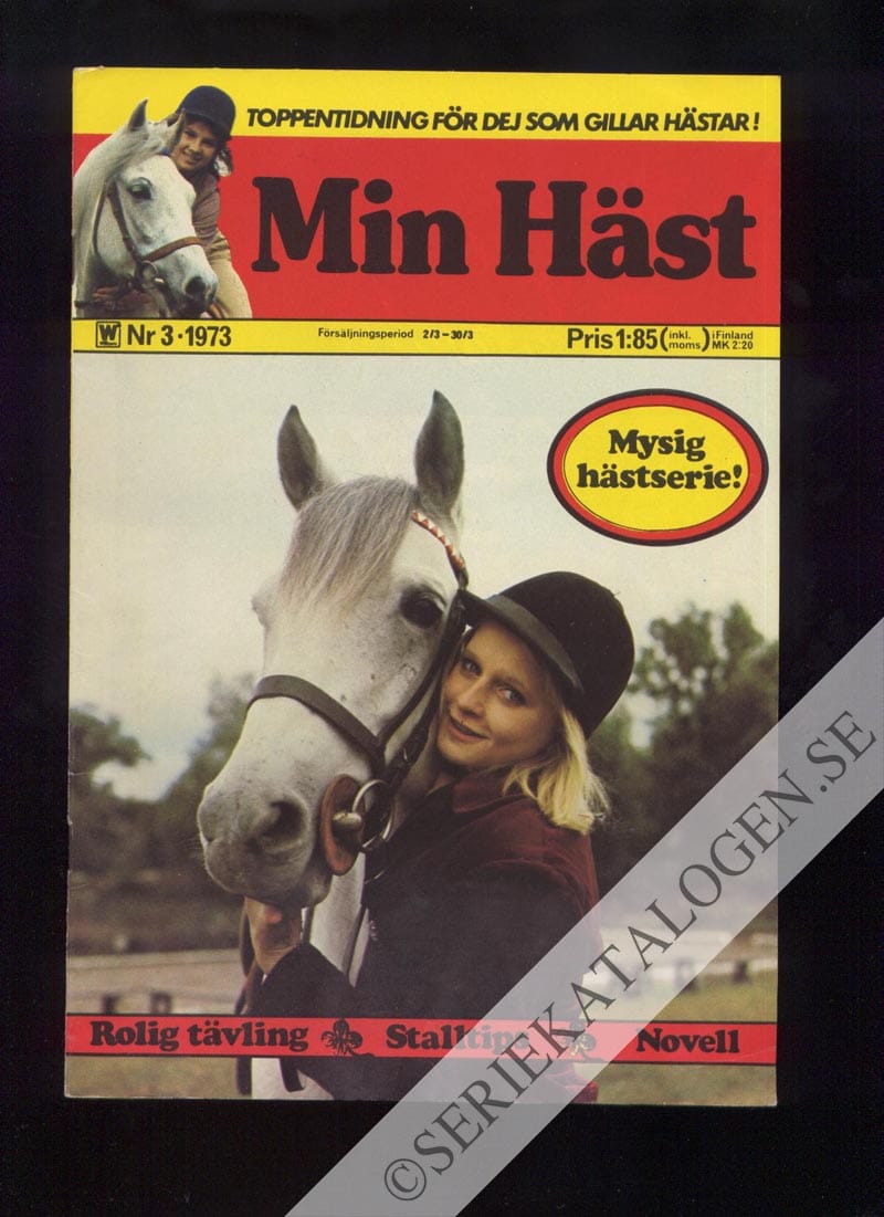 Framsida på Min häst #3 (1973)