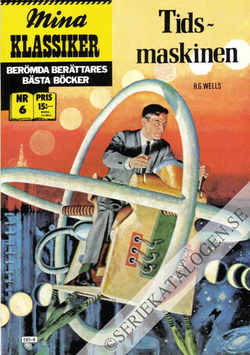 Framsida på Mina klassiker Tidsmaskinen (1987)