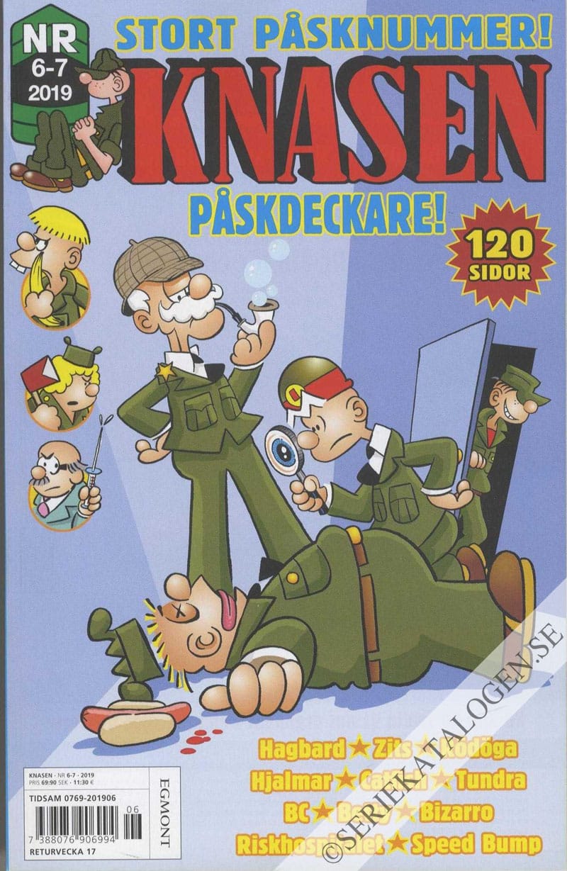 Framsida på Knasen #6-7 (2019)