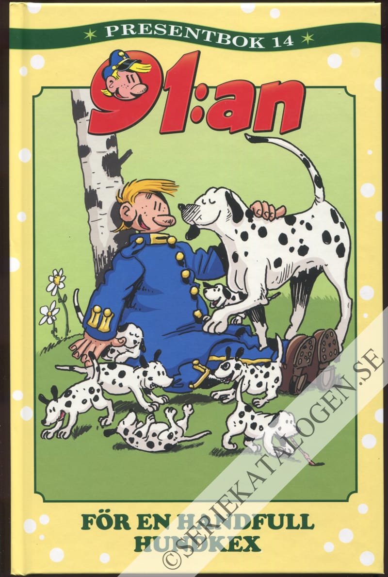 Framsida på 91:an presentbok För en handfull hundkex (2023)