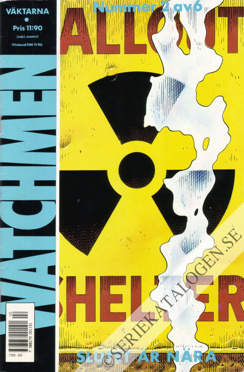 Framsida på Watchmen Slutet är nära (1987)