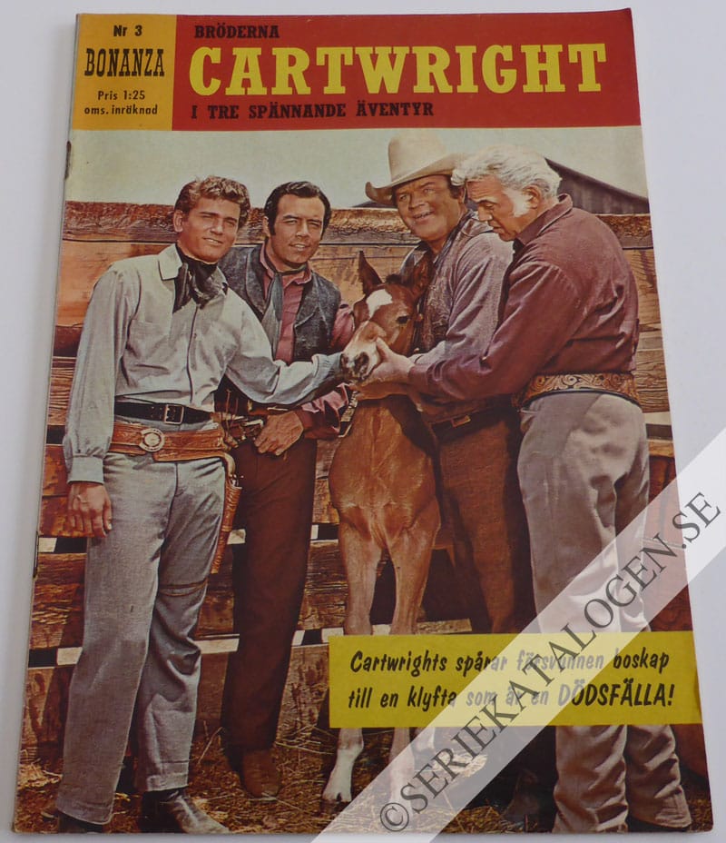 Framsida på Bonanza #3 (1962)