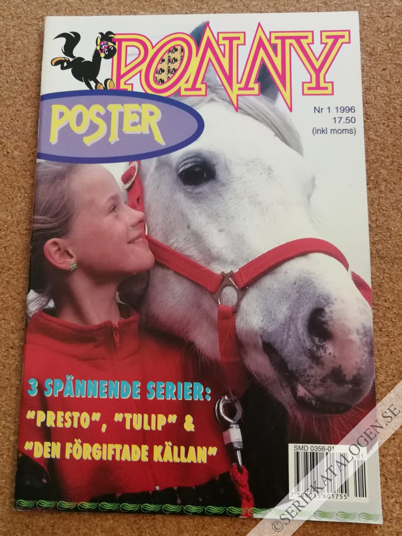Framsida på Ponny-magasinet #1 (1996)