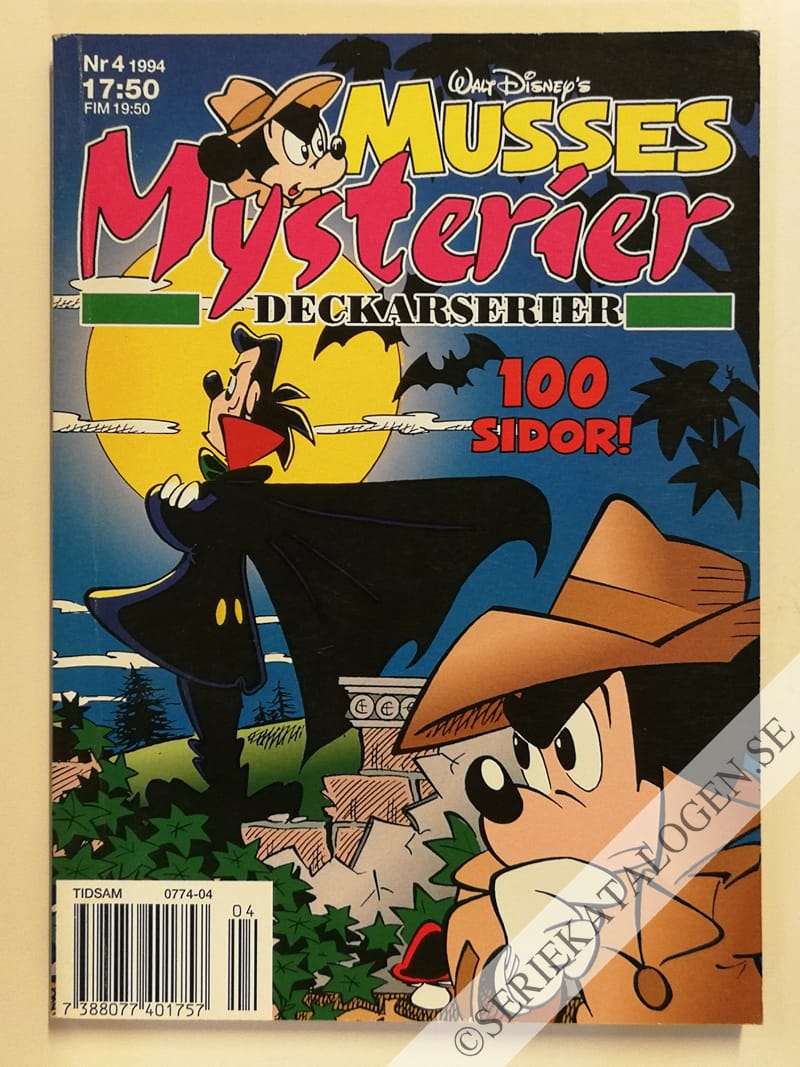 Framsida på Musses mysterier #4 (1995)