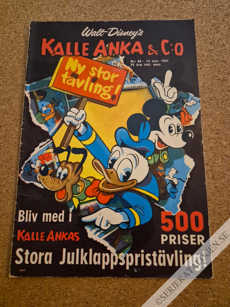 Framsida på Kalle Anka & C:o #46 (1961)