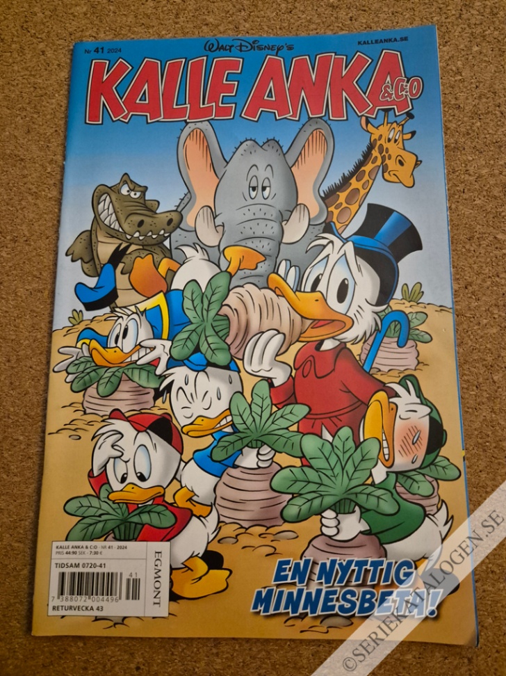 Framsida på Kalle Anka & C:o #41 (2024)