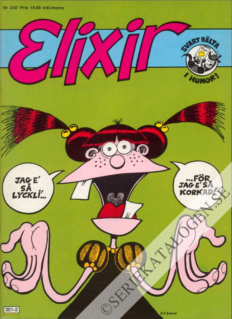 Framsida på Elixir #2 (1987)