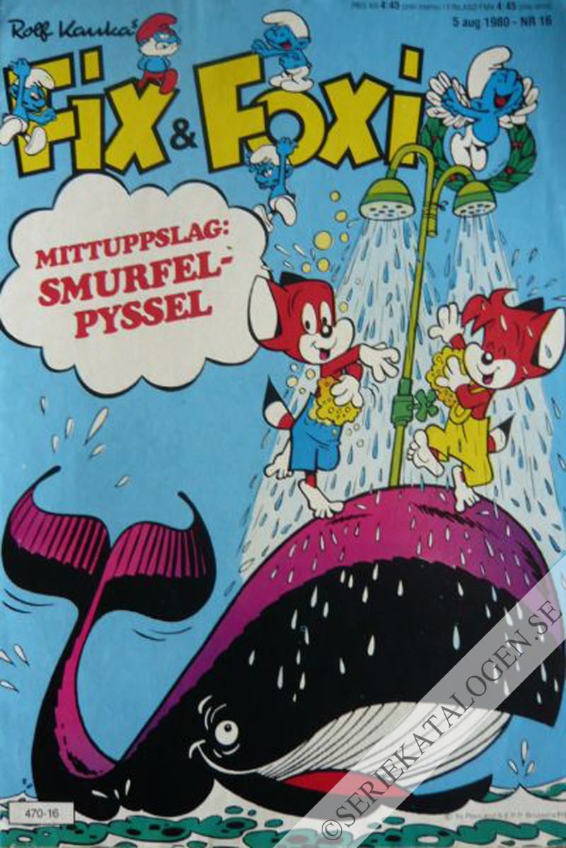 Framsida på Fix och Foxi #16 (1980)