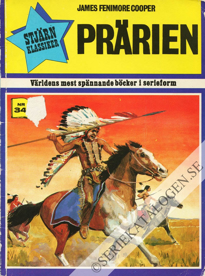 Framsida på Stjärnklassiker Prärien (1972)