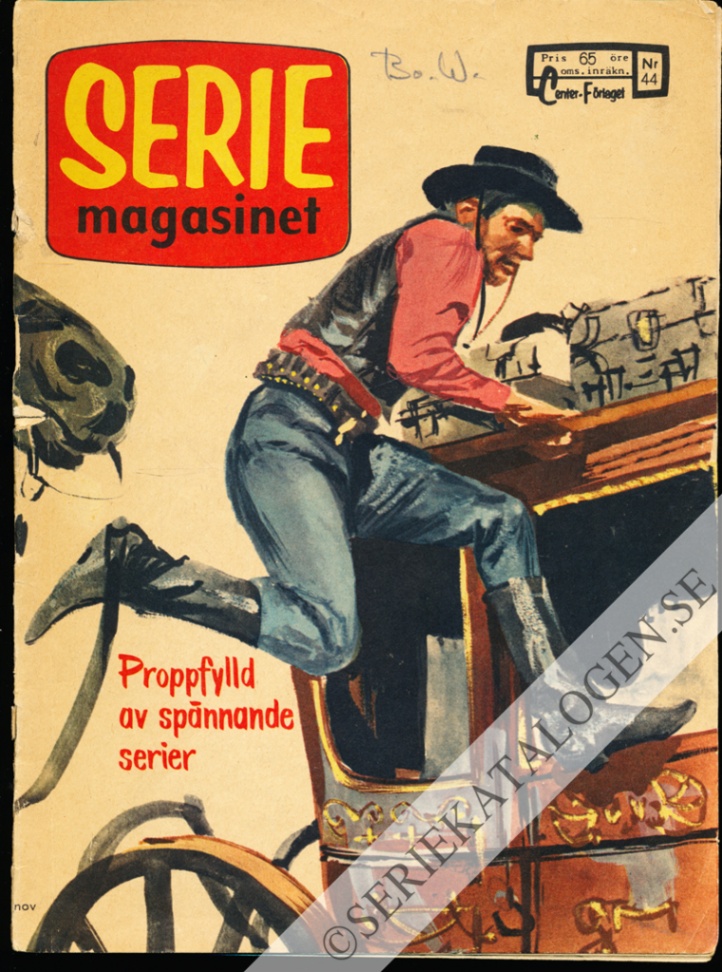Framsida på Seriemagasinet #44 (1960)