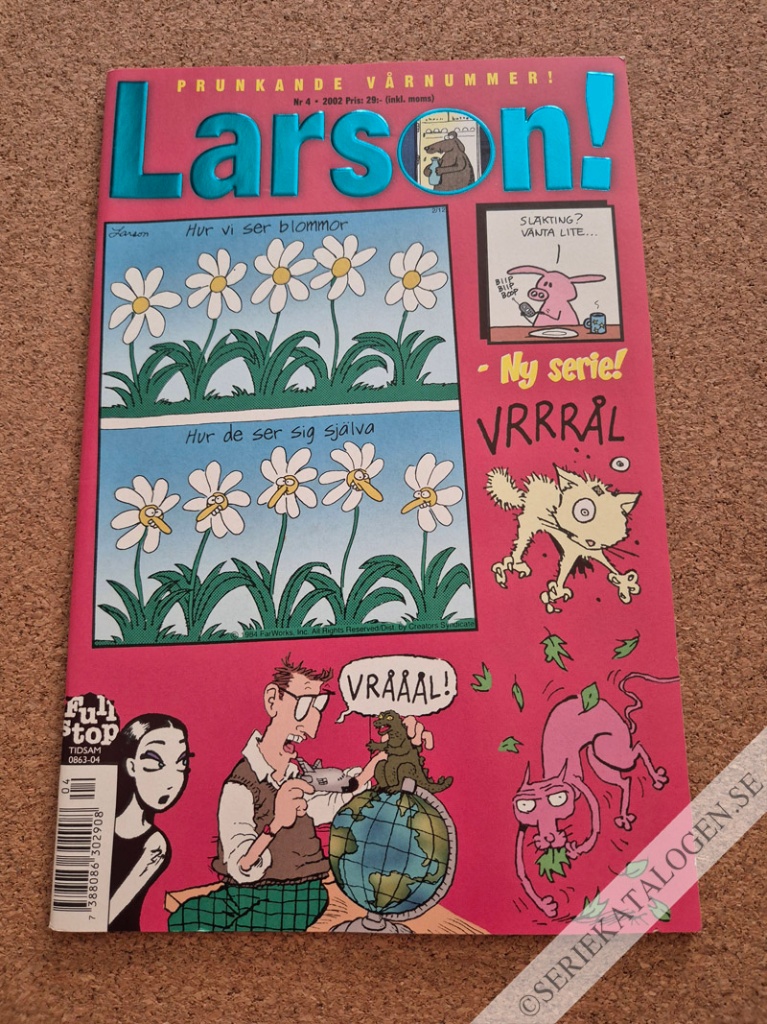 Framsida på Larson! #4 (2002)