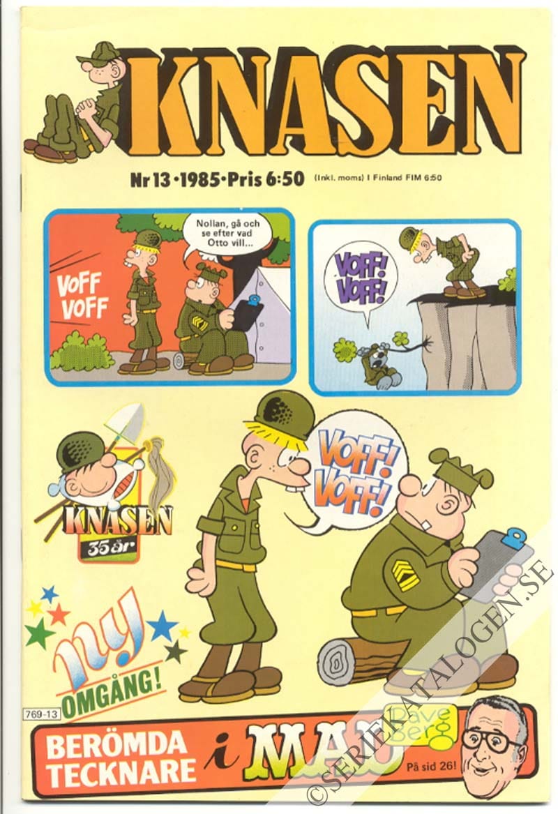 Framsida på Knasen #13 (1985)