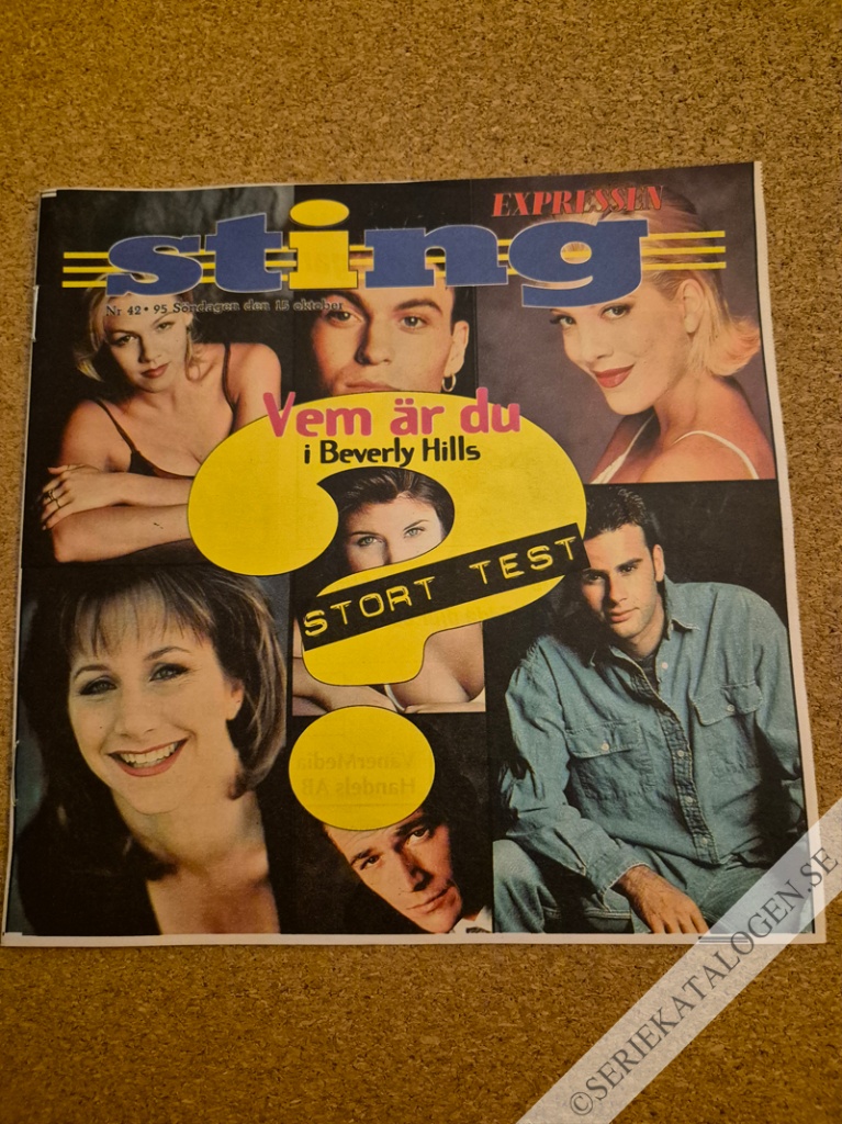 Framsida på Sting-Expressen #42 (1995)