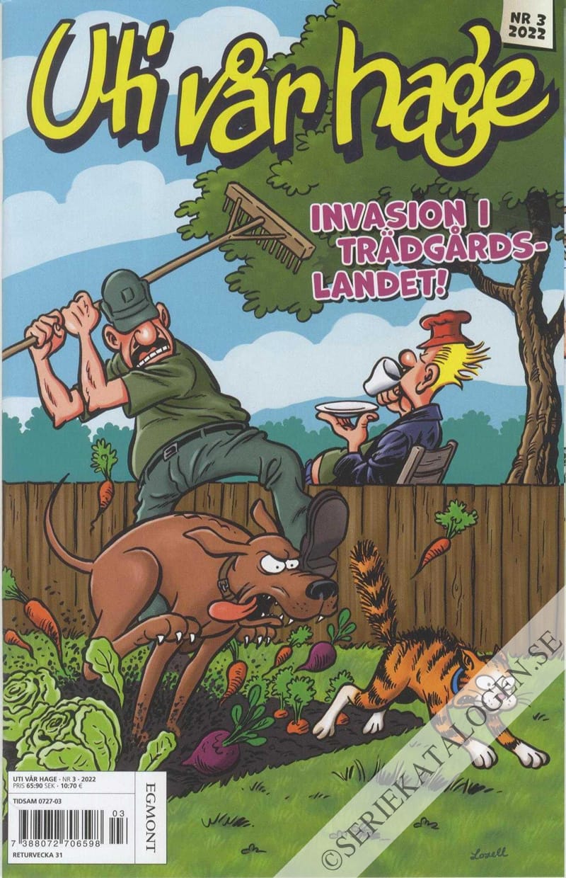 Framsida på Uti vår hage #3 - Invasion i trädgårdslandet! (2022)