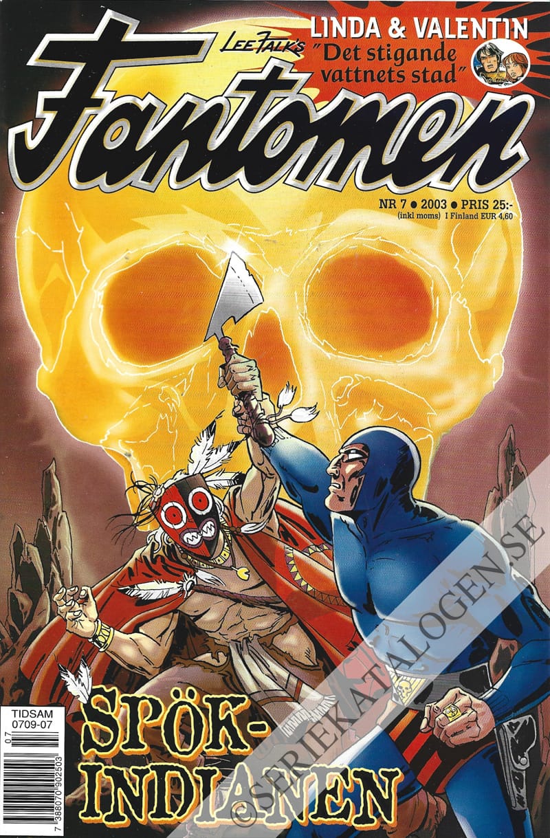 Framsida på Fantomen #7 (2003)