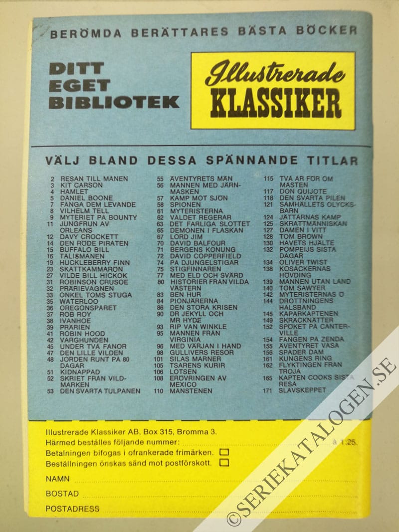 Baksida på Sabotagepatrullen (1966)