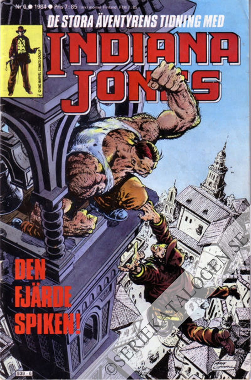 Framsida på Indiana Jones #6 (1984)