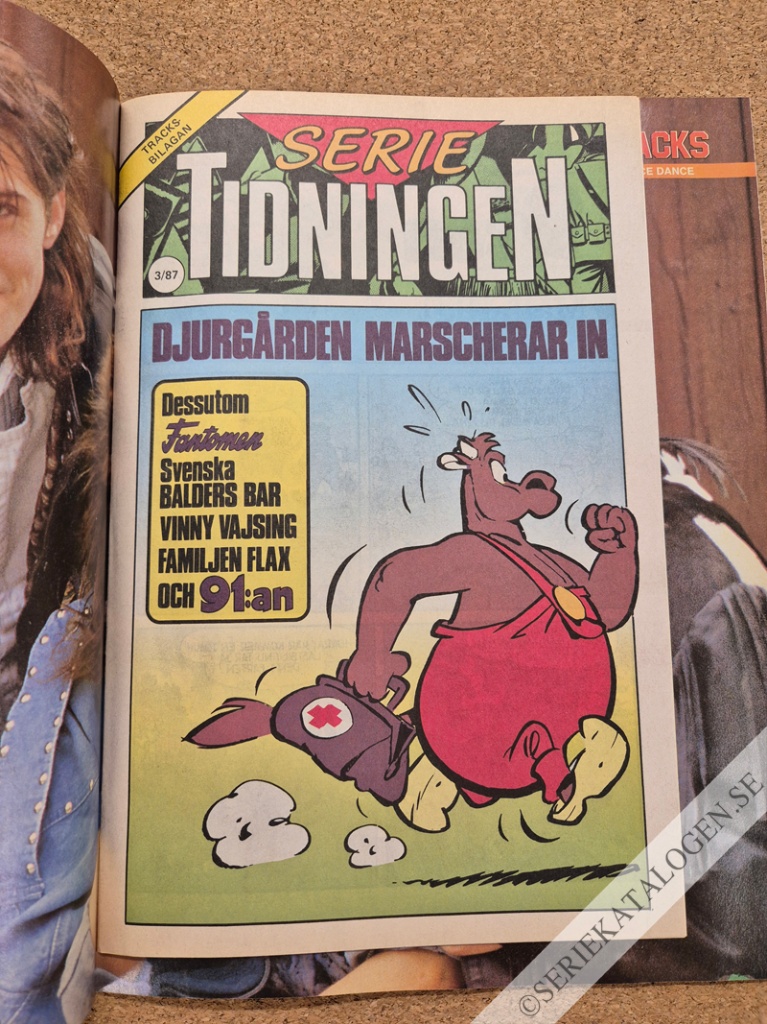 Framsida på Serietidningen #3 (1987)