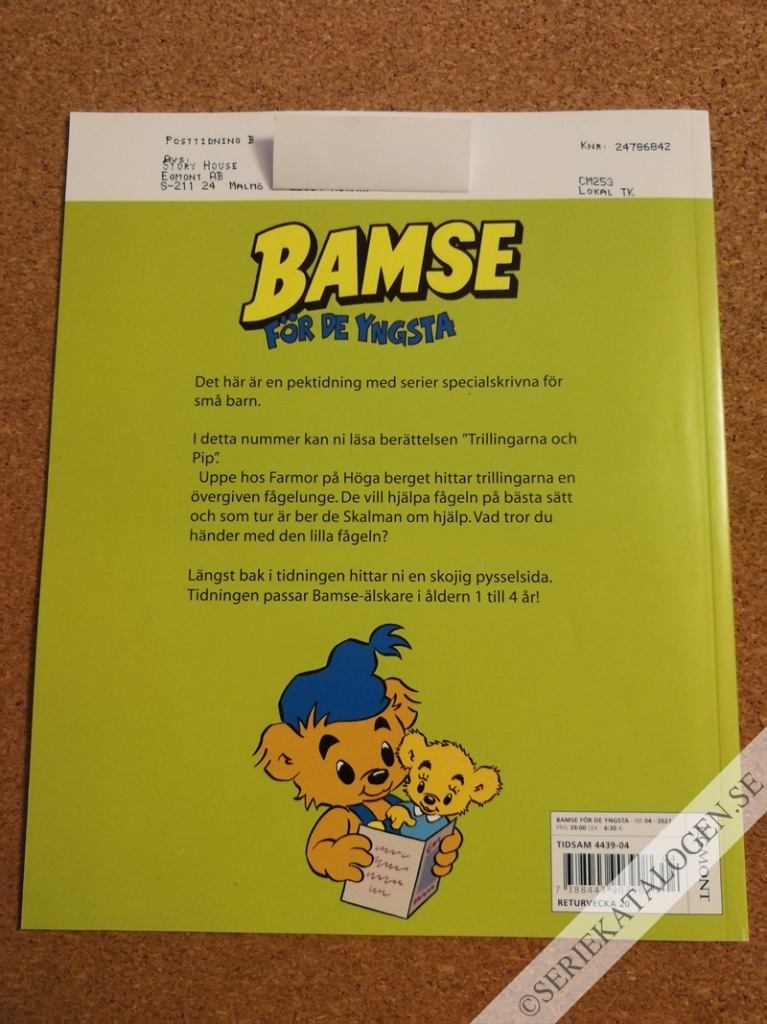 Baksida på Trillingarna och Pip (2021)