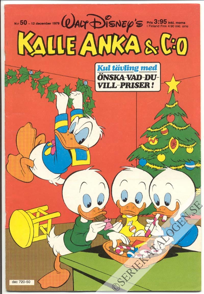 Framsida på Kalle Anka & C:o #50 (1979)