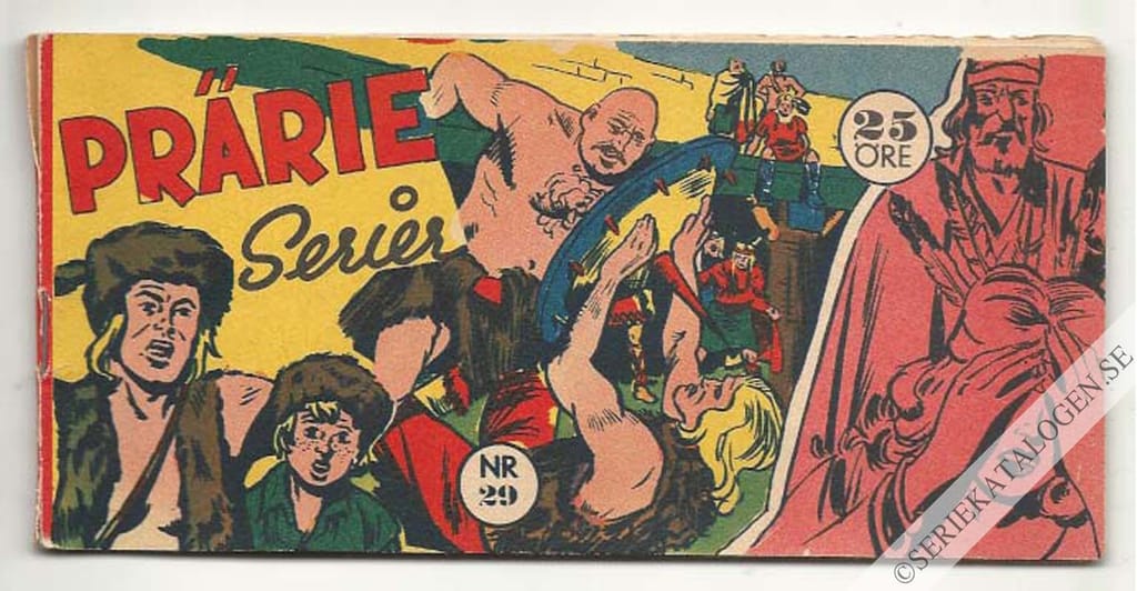 Framsida på Prärie-serier #29 (1957)