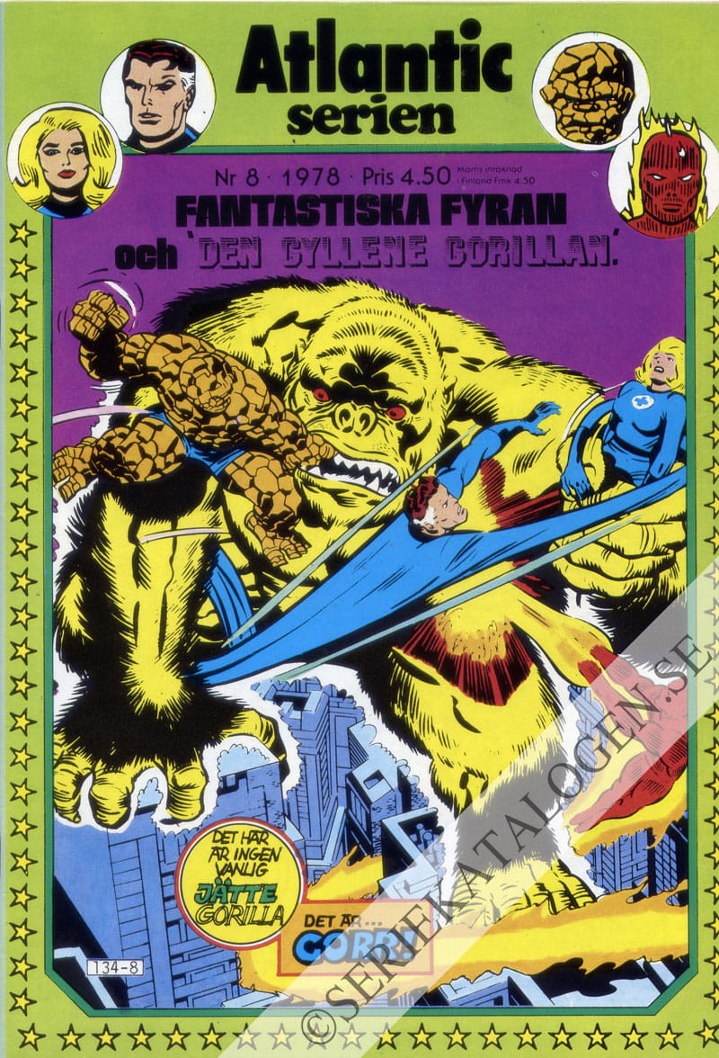 Framsida på Atlanticserien #8 (1978)
