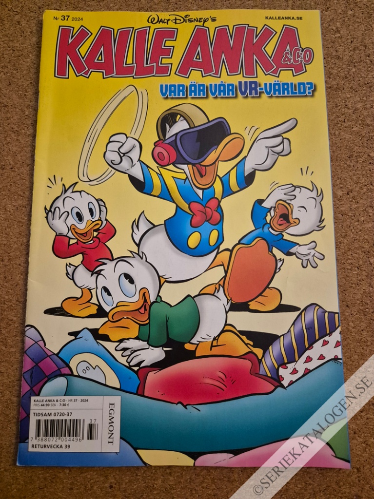 Framsida på Kalle Anka & C:o #37 (2024)
