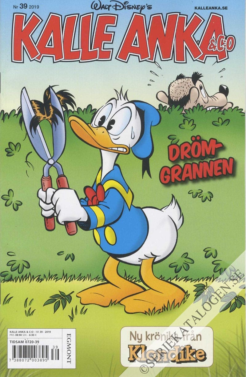 Framsida på Kalle Anka & C:o #39 (2019)