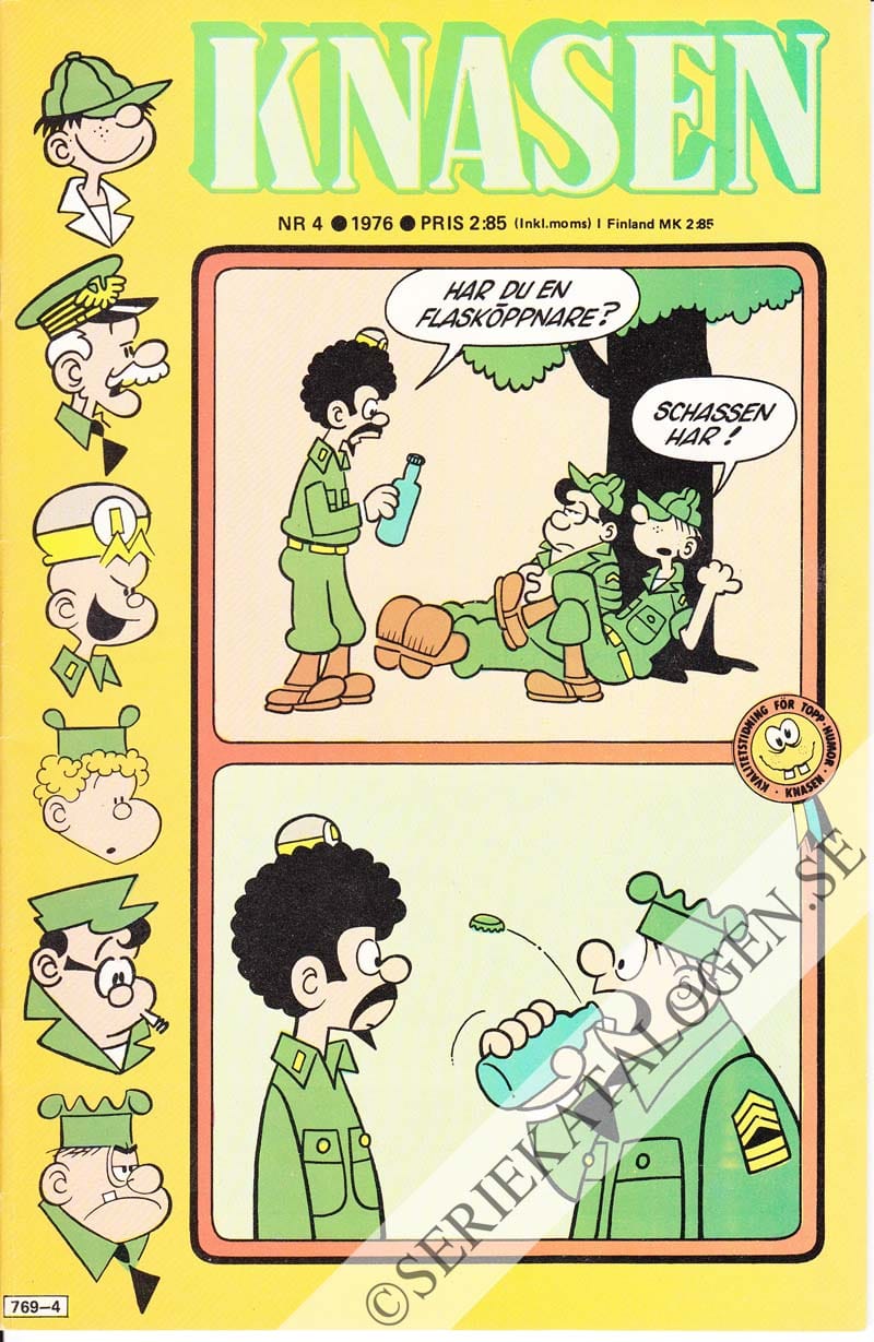 Framsida på Knasen #4 (1976)