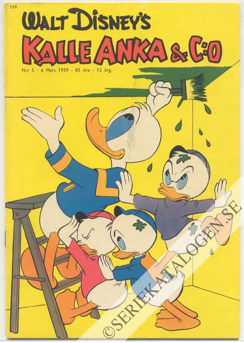 Framsida på Kalle Anka & C:o #5 (1959)