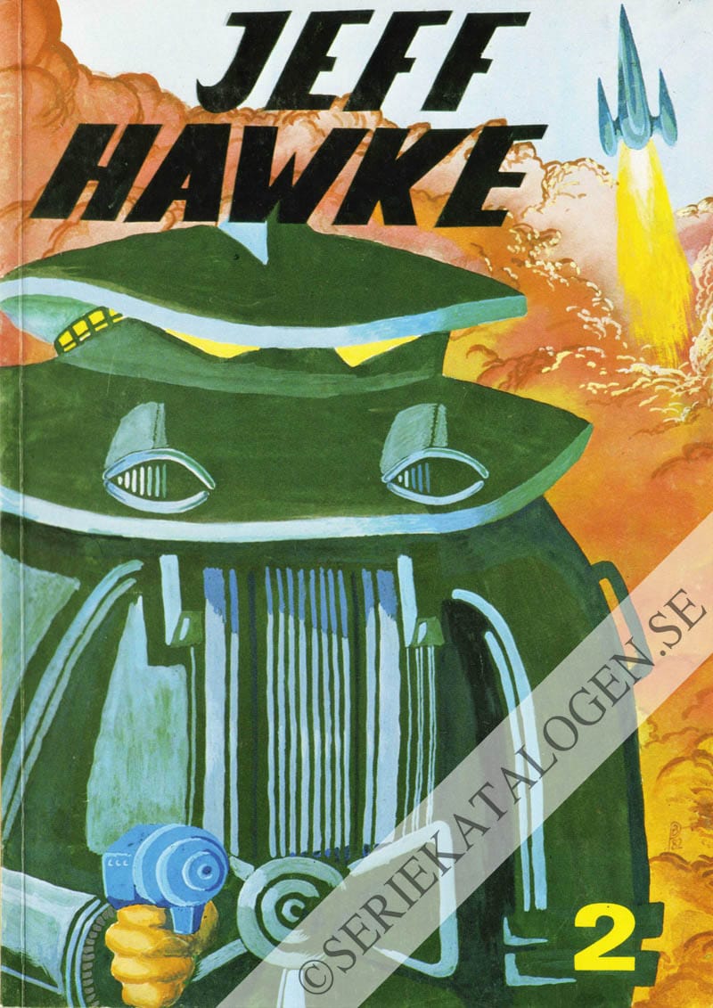 Framsida på Jeff Hawke #2 (1982)