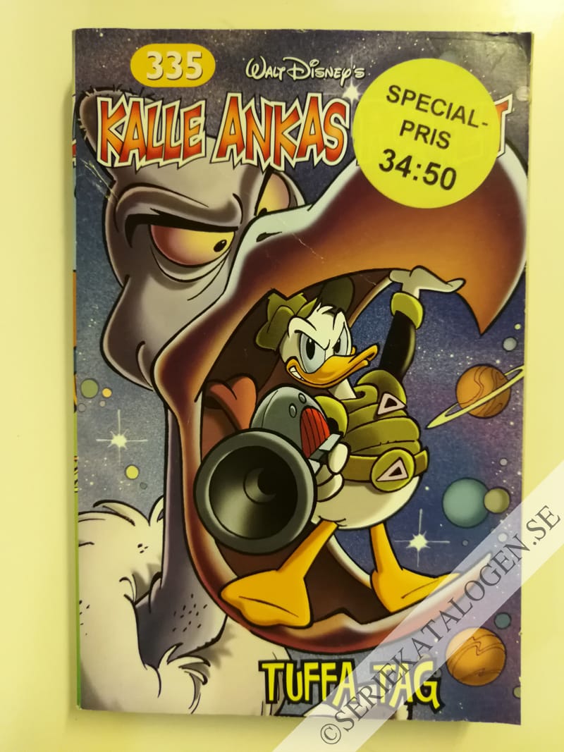 Framsida på Kalle Ankas pocket #335 - Tuffa tag (2007)