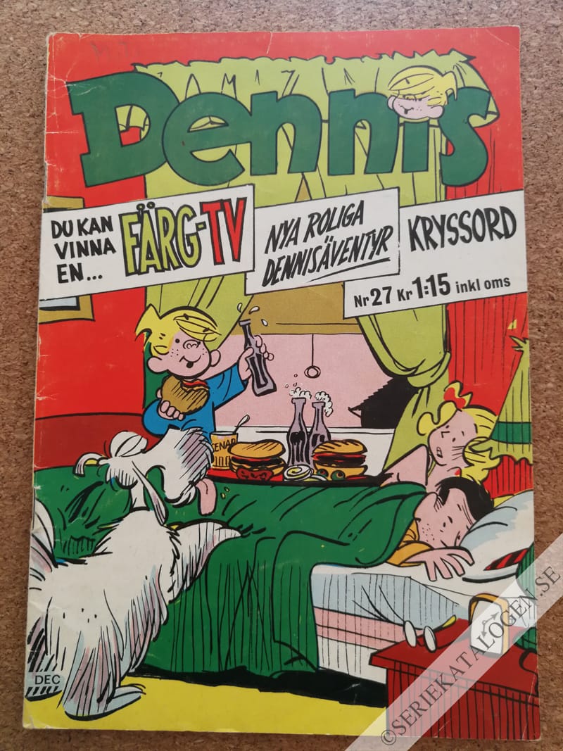Framsida på Dennis #27 (1967)