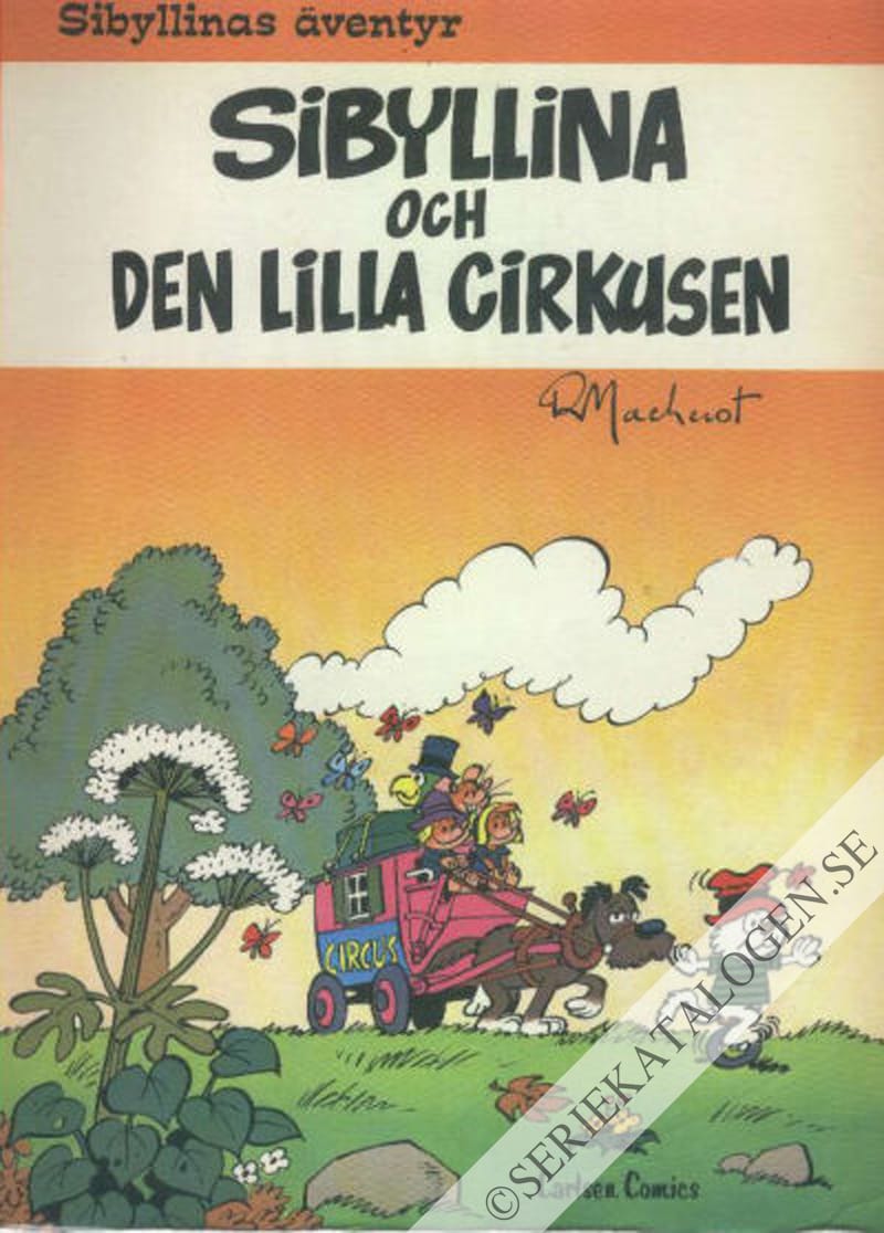 Framsida på Sibyllinas äventyr Sibyllina och den lilla cirkusen (1978)