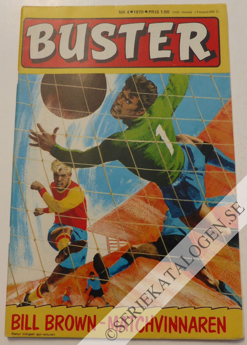 Framsida på Buster #4 (1970)