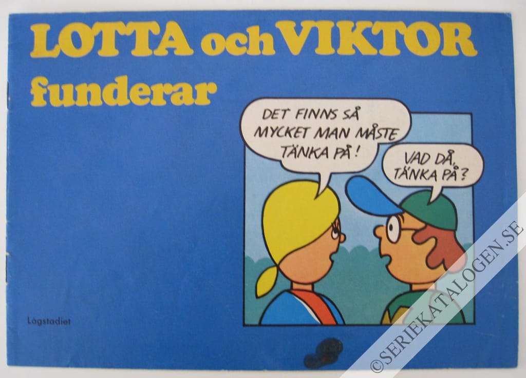 Framsida på Lotta och Viktor funderar # (1983)
