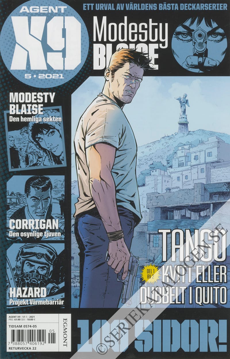 Framsida på Agent X9 #5 (2021)