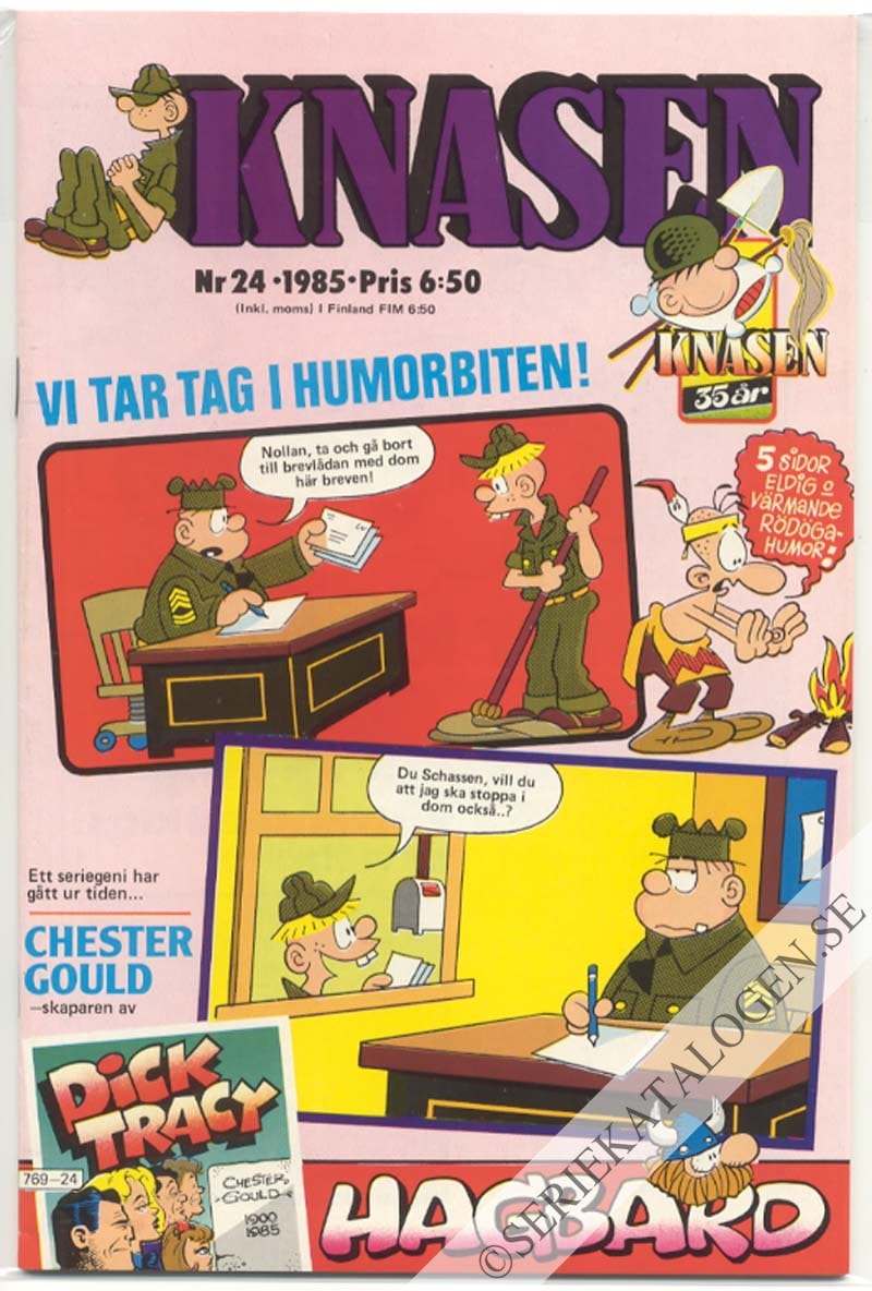 Framsida på Knasen #24 (1985)