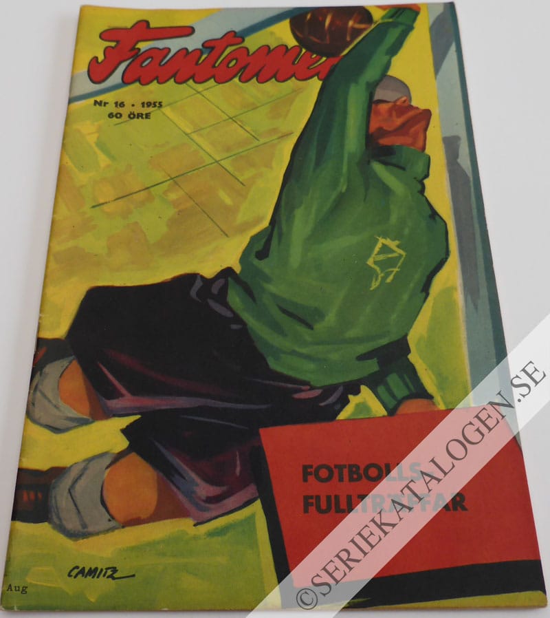 Framsida på Fantomen #16 (1955)