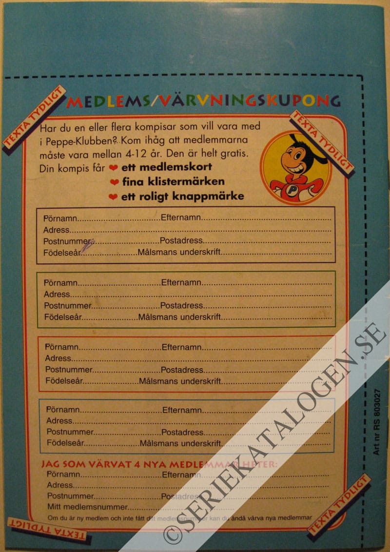 Baksida på Tre små möss vilse till sjöss! (1998)