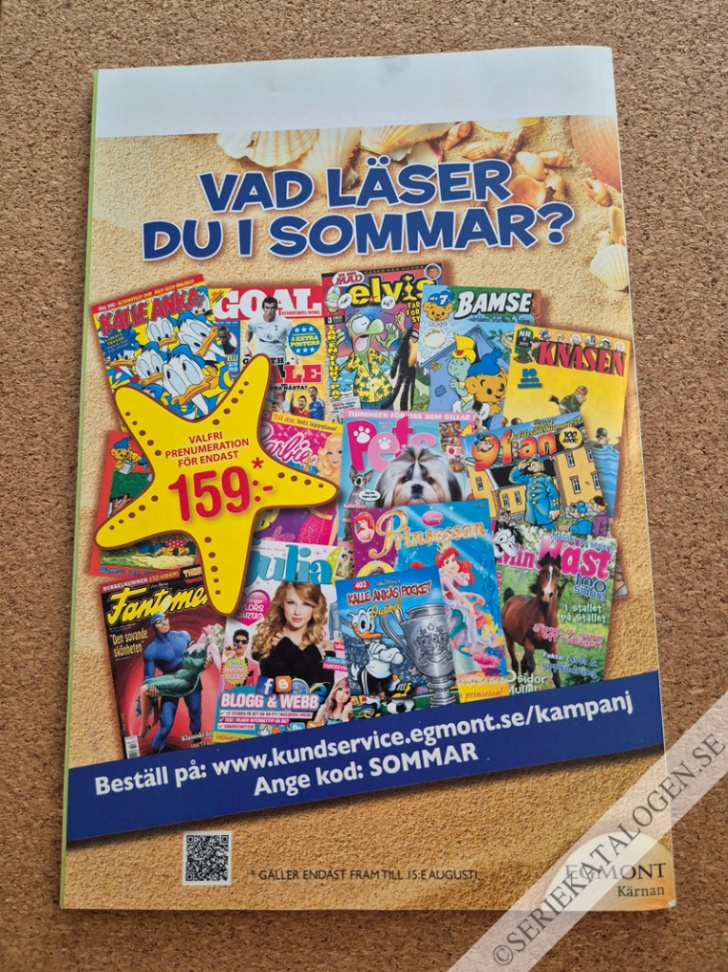 Baksida på Sommarkavalkad (2012)