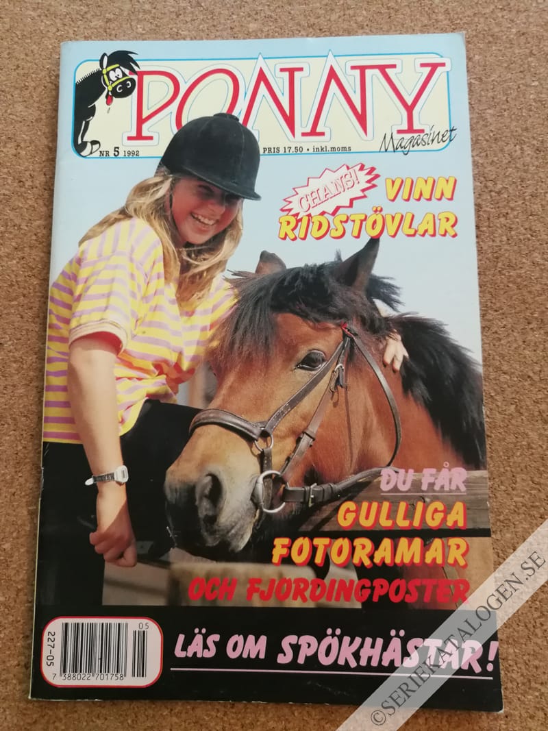 Framsida på Ponny-magasinet #5 (1992)