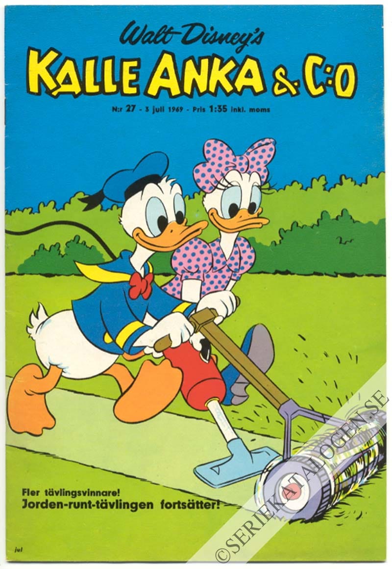 Framsida på Kalle Anka & C:o #27 (1969)