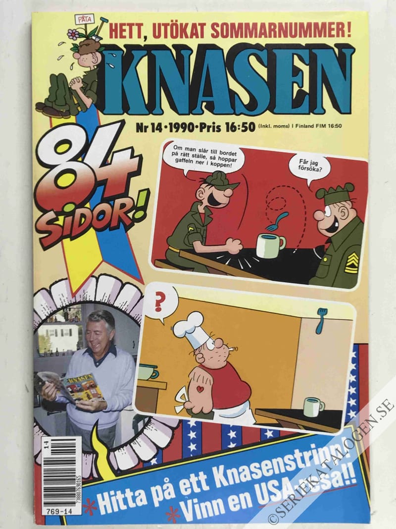 Framsida på Knasen #14 (1990)