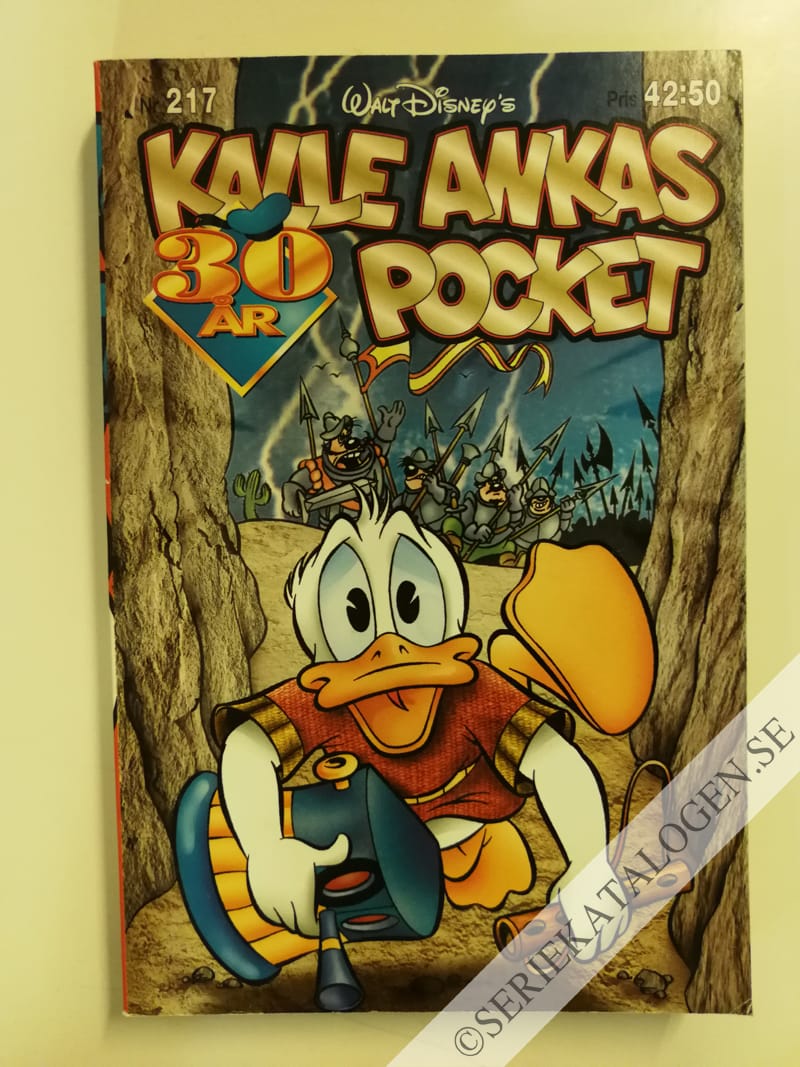 Framsida på Kalle Ankas pocket #217 (1998)